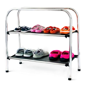 Organized Shoe Rack PNG 06212024