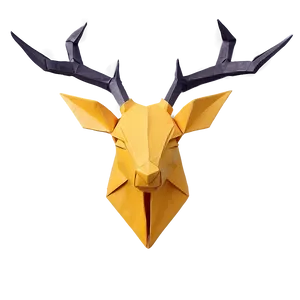 Origami Deer Head Paper Design PNG 84 PNG