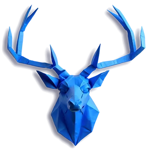 Origami Deer Head Paper Design Png Itl PNG image