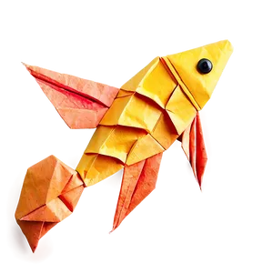 Origami Fish Art PNG Grr36 PNG