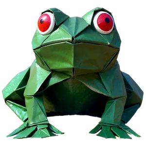 Origami Frog PNG 06212024