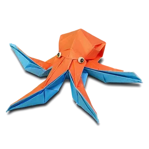 Origami Octopus PNG Olg PNG