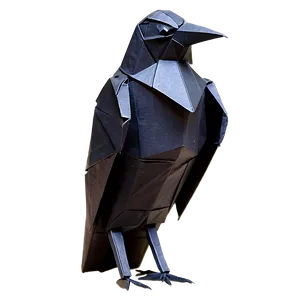 Origami Raven Figure PNG Bxb22 PNG