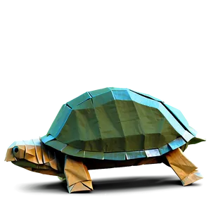 Origami Turtle Design Png 05232024 PNG image