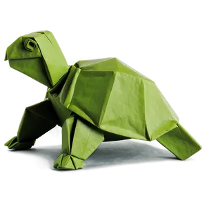 Origami Turtle Design PNG Qxv99