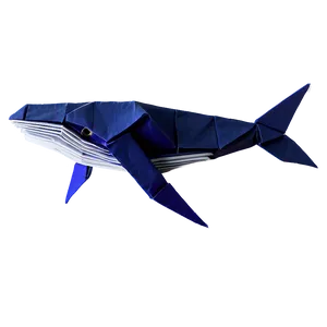 Origami Whale Png Dgd68 PNG image