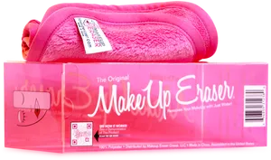 Original Makeup Eraser Pink Toweland Packaging PNG