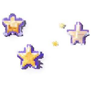 Original Pixel Star PNG 45