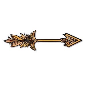 Ornamental Arrow Doodle PNG 06122024 PNG