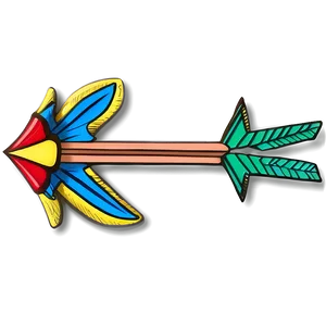 Ornamental Arrow Doodle PNG 11 PNG