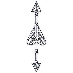 Ornamental Arrow Doodle PNG Pav PNG