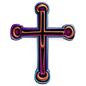 Ornamental Cross Outline PNG Vfg88 PNG