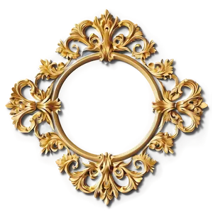 Ornamental Decorative Frame PNG Pfe26