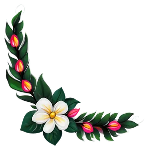 Ornamental Flower Border Png 98 PNG image