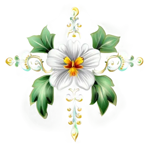 Ornamental Flower Drawing PNG 06272024 PNG