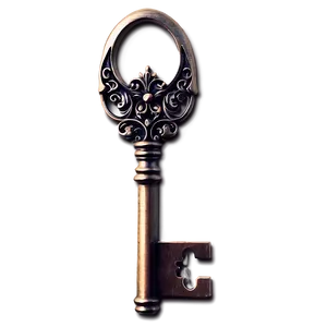 Ornamental Key Png Qaj76 PNG image