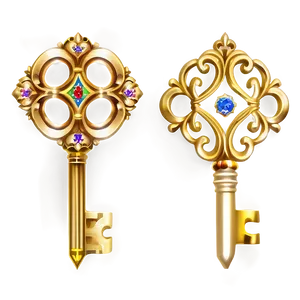 Ornamental Keys PNG Ewy