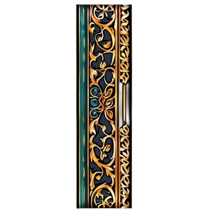 Ornamental Line Border Png Hpq66 PNG image