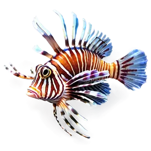 Ornamental Lionfish PNG Wja