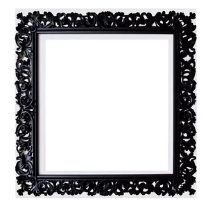 Ornate Black Frame Png Xdc PNG image