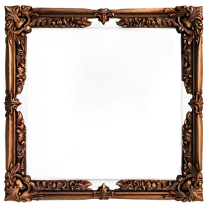 Ornate Bronze Frame Png 54 PNG image