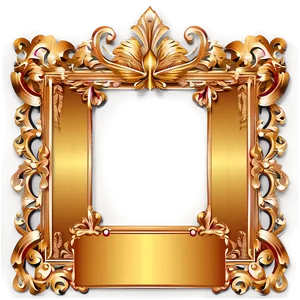 Ornate Certificate Frame PNG Hxq2 PNG