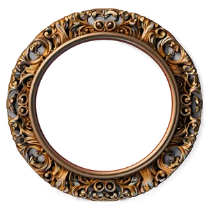 Ornate Circle Frame Png Ksh63 PNG image