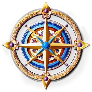 Ornate Compass Rose Png 68 PNG image