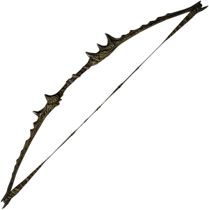 Ornate Fantasy Bow PNG image