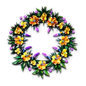 Ornate Flower Circle PNG Xqg PNG