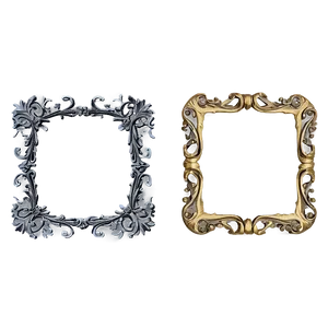 Ornate Frame Design Png Qlf61 PNG image