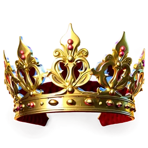 Ornate Golden Crown Png 06282024 PNG image