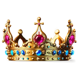 Ornate Golden Crown Png 06282024 PNG image