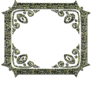 Ornate Golden Frame Design