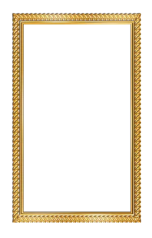 Ornate Golden Frameon Teal Background PNG image