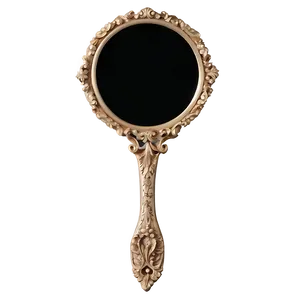 Ornate Hand Mirror Png 06212024 PNG image