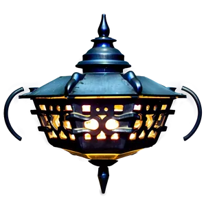 Ornate Iron Lantern Png Nrj61 PNG image