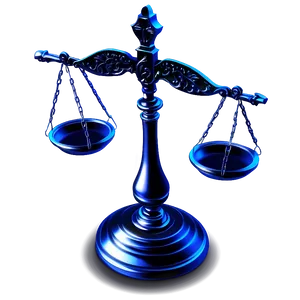 Ornate Justice Scale PNG 06132024