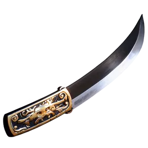 Ornate Katana PNG 05252024