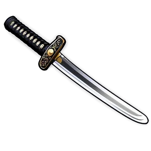 Ornate Katana PNG 24