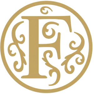 Ornate Letter F Design PNG image