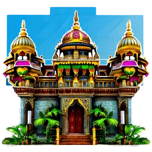 Ornate Palace Building PNG 6