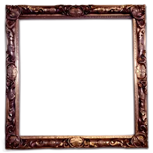 Ornate Photo Frame PNG 14