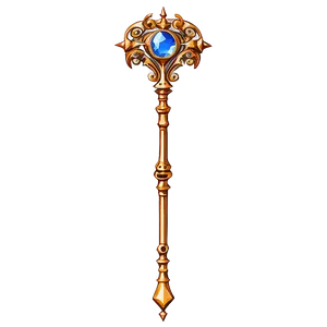 Ornate Scepter Png 06282024 PNG image