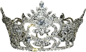 Ornate Silver Crown Graphic