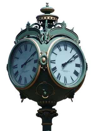Ornate Street Clock