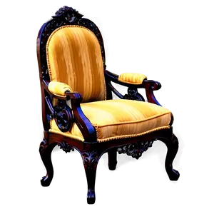 Ornate Victorian Silla PNG 06242024