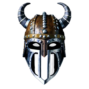 Ornate Viking Helmet PNG 06132024
