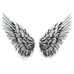 Ornate White Wings PNG Rwq