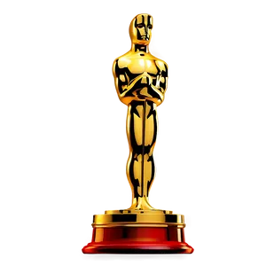 Oscar Statue In Gold Png 06202024 PNG image